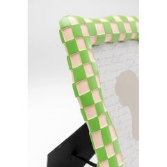 Picture Frame Checker Green 13x18cm