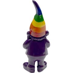 Deco Figurine Gnome Rainbow Purple 11cm
