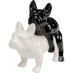 Deco Figurine Love Dogs Black