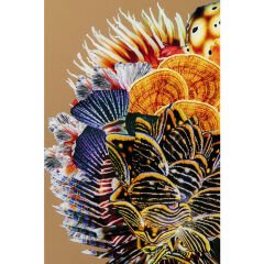 Framed Picture Flower Hair Tablo 120x120 cm