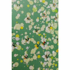 Canvas Picture Flower Boat Green Yellow Tablo 120x160 cm