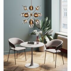 Table Schickeria Marble White Yemek Masası
