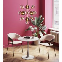 Table Schickeria Marble White Yemek Masası