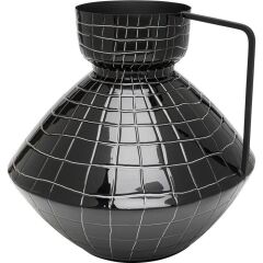 Vase Black Mesh Handle 29cm