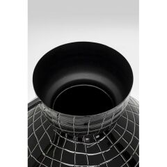 Vase Black Mesh Handle 29cm