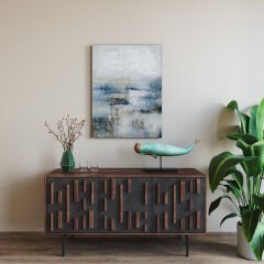 Whale Base Dekoratif Obje 52cm