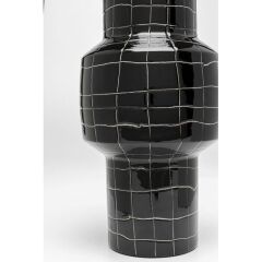 Vase Black Mesh 33cm