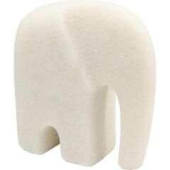Deco Figurine Soft Elephant 14cm