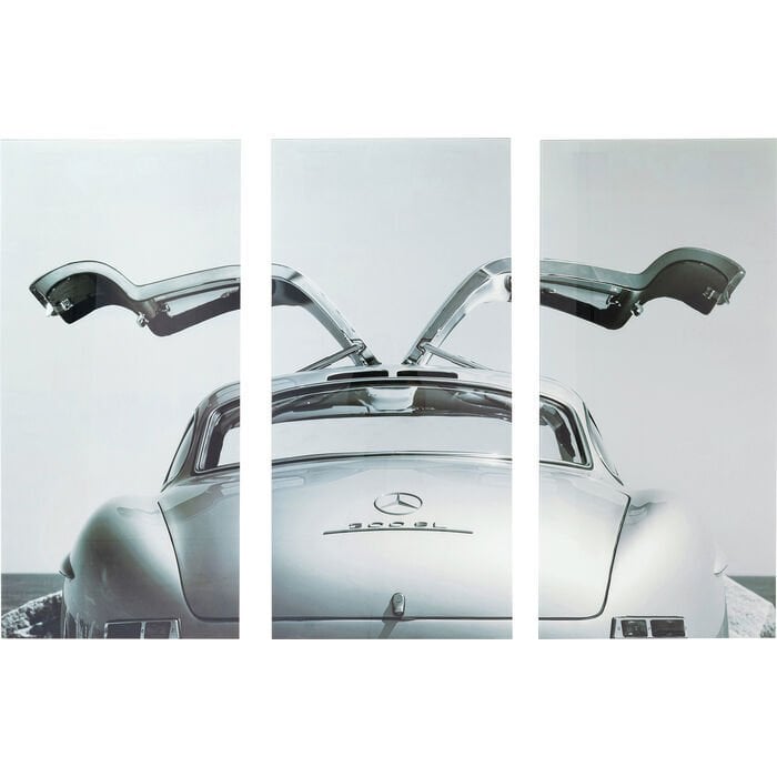 Triptychon Oldtimer Back Tablo 240x160 cm