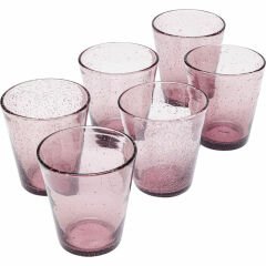 Bubble Mauve 6 Parça Bardak Takımı