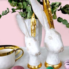 Bunny Gold Poliresin Dekoratif Obje