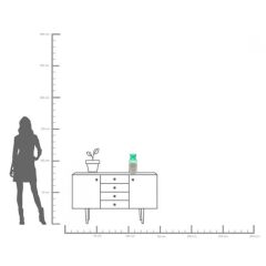 Vase Glow Green 30cm