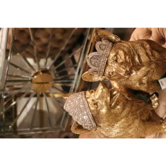 Royal Standing Corgi Dekoratif Figür