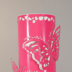 Kelebek Masa Lambası Pembe