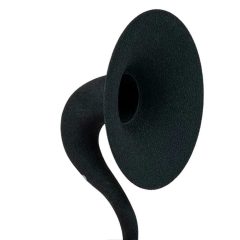 Akustik Gramofon Başlığı Siyah Renk
