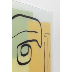 Art Face Pastell Cam Resim 100x100cm