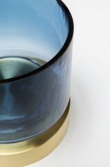 Vase Lumi Blue 18cm