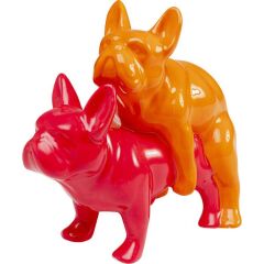 Deco Figurine Love Dogs Pink Duo Pop