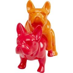 Deco Figurine Love Dogs Pink Duo Pop