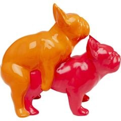 Deco Figurine Love Dogs Pink Duo Pop