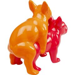 Deco Figurine Love Dogs Pink Duo Pop
