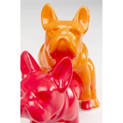 Deco Figurine Love Dogs Pink Duo Pop