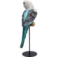 Parrot Turquoise Dekoratif Obje