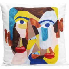 Cushion Artistic Face Yer Minderi 45x45 cm