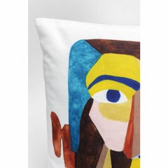Cushion Artistic Face Yer Minderi 45x45 cm