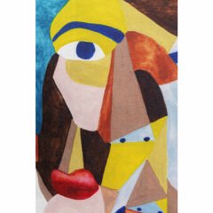Cushion Artistic Face Yer Minderi 45x45 cm