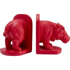 Bookend Rhino Party (2/Set)