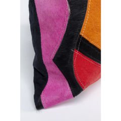 Abstract Lady Face Polyester Kırlent 40x40 cm