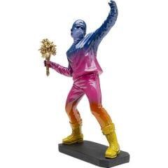 Deco Figurine Street Art Bouquet Rainbow 41cm