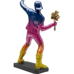 Deco Figurine Street Art Bouquet Rainbow 41cm