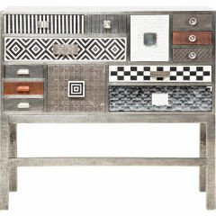 Chalet Silver 13 Drawers High Dresser