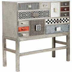 Chalet Silver 13 Drawers High Dresser