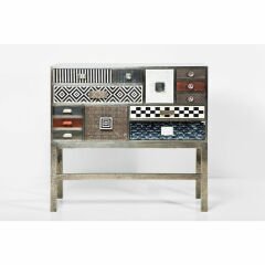 Chalet Silver 13 Drawers High Dresser