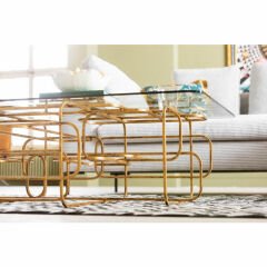 Meander Gold Orta Sehpa