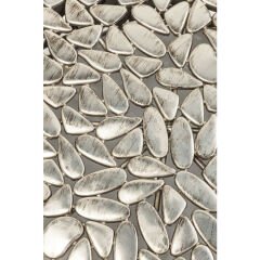 Pebbles Deluxe Gümüş 2'li Sehpa