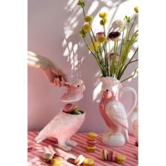 Deco Jar Exotic Bird Giallo 23cm