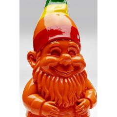 Deco Figurine Gnome Rainbow Orange 46cm