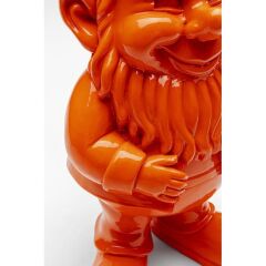 Deco Figurine Gnome Rainbow Orange 46cm