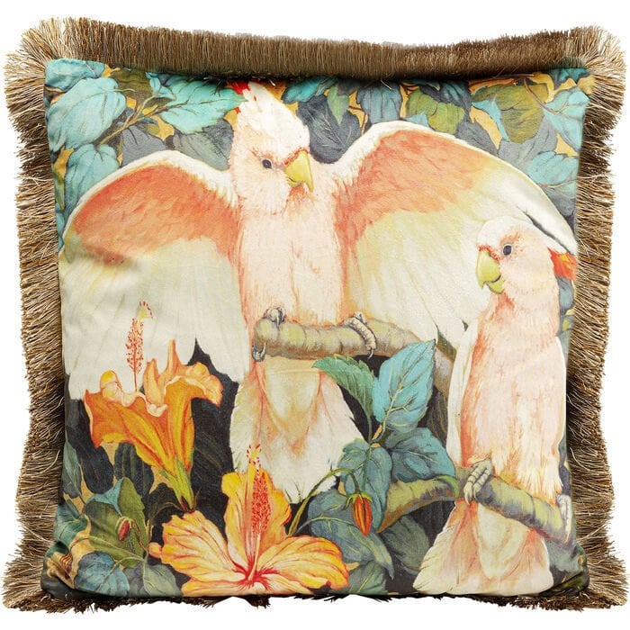 Parrots Life Polyester Kırlent 45x45 cm