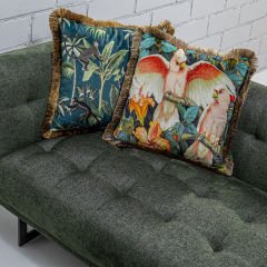 Parrots Life Polyester Kırlent 45x45 cm