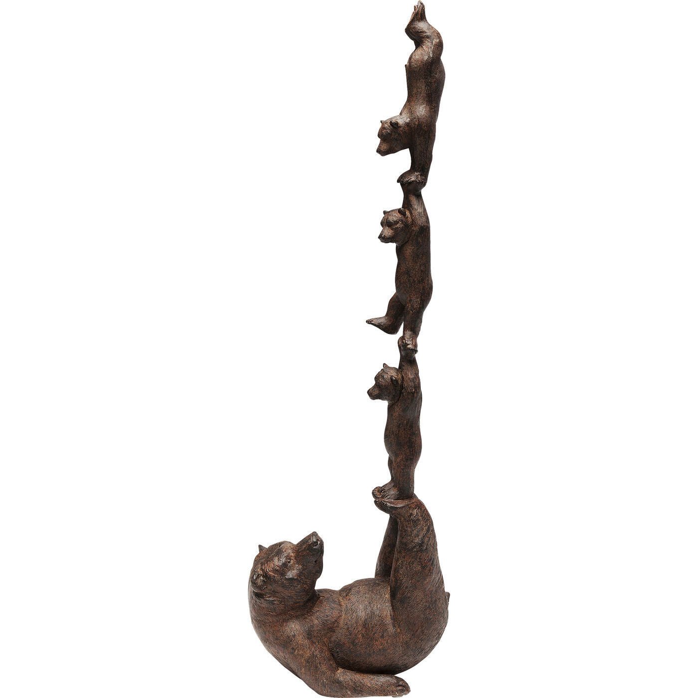 Sanatsal Ayılar Denge El Yapımı Biblo 51cm