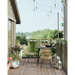 Giardino Silver 4'lü Fener