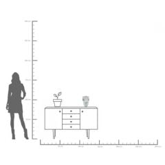 Vase Galicia Green 28cm