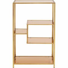 Shelf Loft Gold Çelik Duvar Rafı