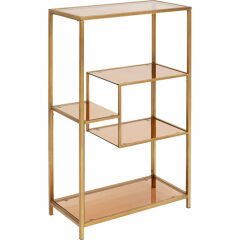 Shelf Loft Gold Çelik Duvar Rafı