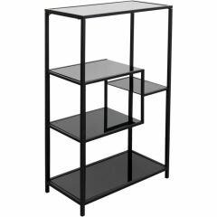 Shelf Loft Siyah Çelik Duvar Rafı